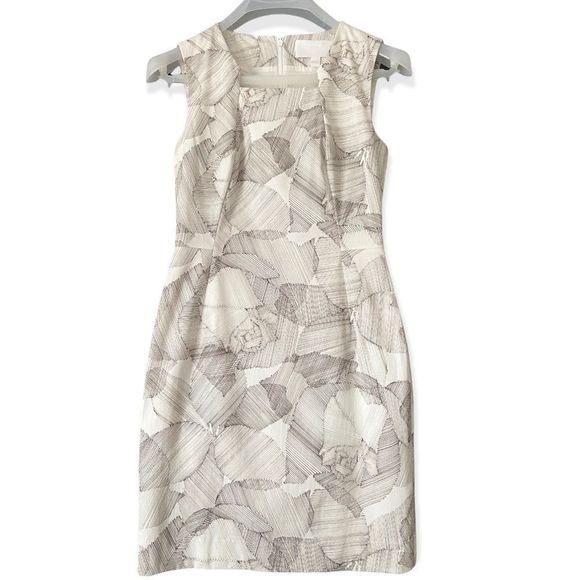 Hugo Boss Abstract Floral Sheath Dress - Picture 4 of 11